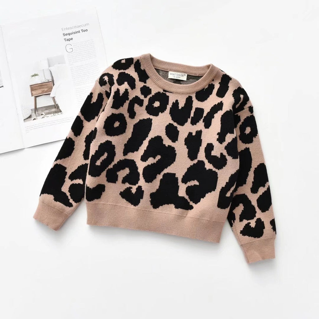 New Leopard Sweater For Kids