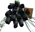 Halloween Wooden Rose Bouquet – All Black