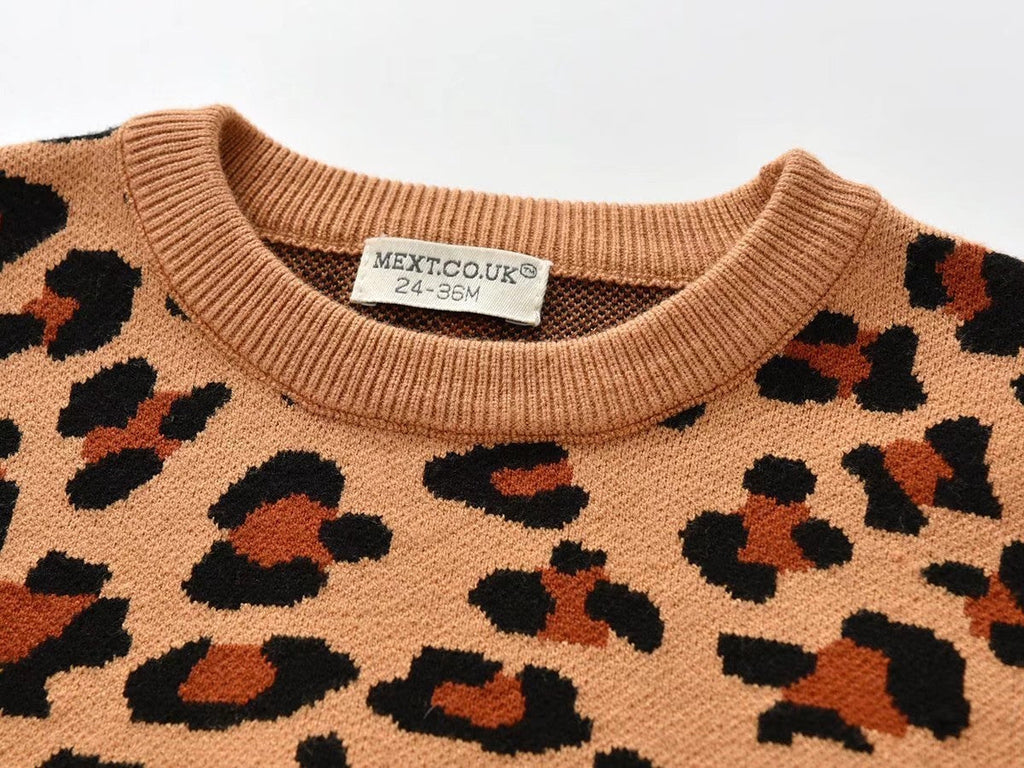 New Leopard Sweater For Kids