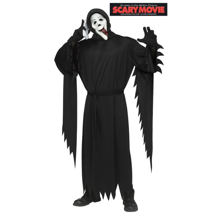 Wassup Scream Ghost Face and Scary Movie Adult Costume