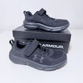 Under Armour Boys Assert 10 AC Running Shoes, Size 2Y, Black