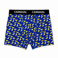 Carnaval Socks Banana Print Men's Boxer Briefs Medium 1 Count