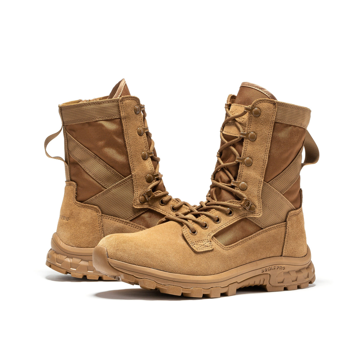 Botas Pro Sand Men's 8 inch Side Zipper Military Tactical Boots BP401
