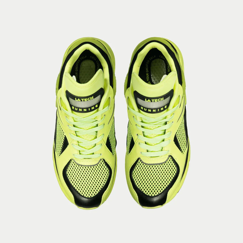 LA Gear Men's Catapult Light-Up x Glow Lowtop | Neon Yellow x Black