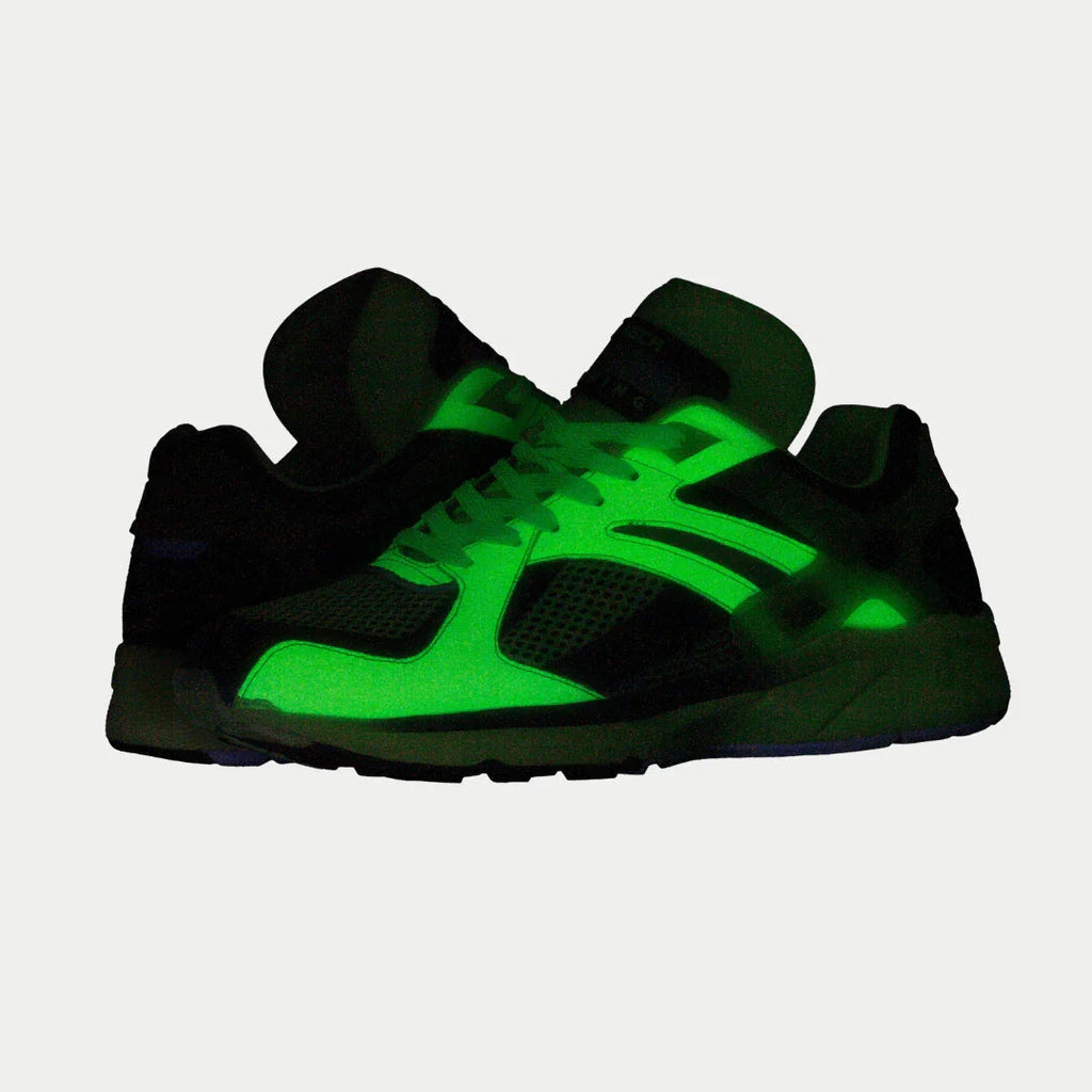 LA Gear Men's Catapult Light-Up x Glow Lowtop | Neon Yellow x Black