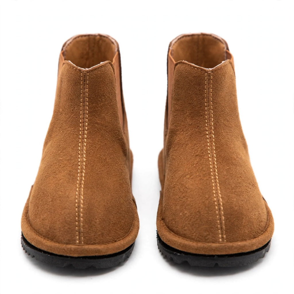 Kids Brown Chelsea Boots – Non-Slip & Easy Wear