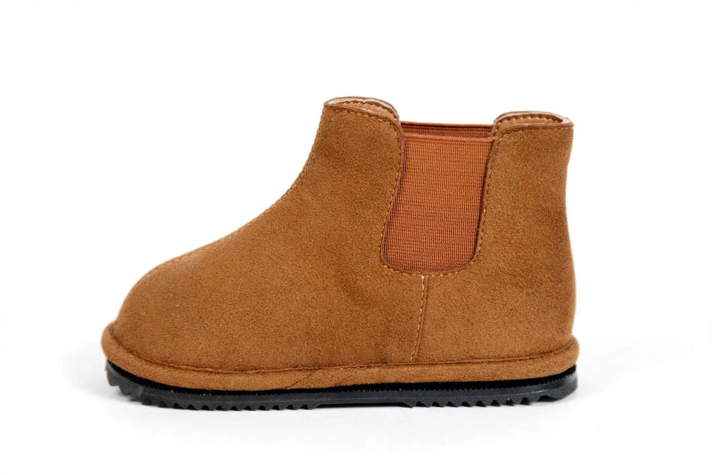 Kids Brown Chelsea Boots – Non-Slip & Easy Wear