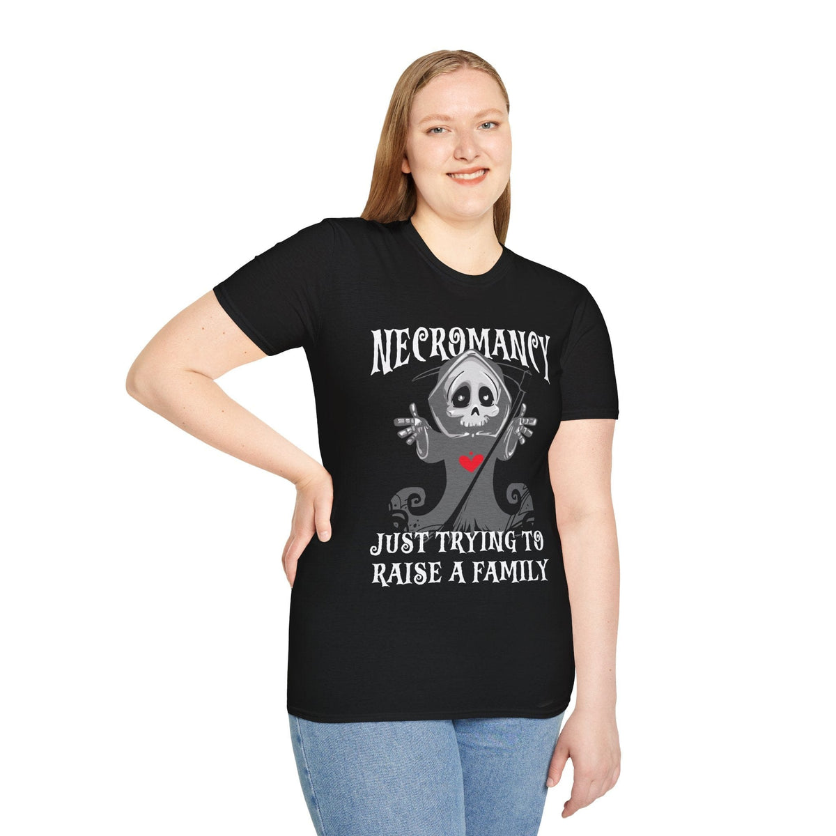 Necromancy Shirt - Trying To Raise A Family